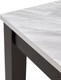 Миниатюра изображения товара Обеденный стол M-City Sweden TME-6931 / 921M05827 (белый мрамор/темный орех)