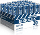 Миниатюра изображения товара Комплект батареек Ergolux LR6 Alkaline Promo BP-20 1.5В 20/480