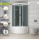 Миниатюра изображения товара Душевая кабина Domani-Spa Eco Simple 99 High 90x90 / DS01EcSm99HBM00-V1.2