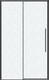 Миниатюра изображения товара Душевая дверь Grossman Galaxy 100x195 / 1/2.K33.01.10L.21.02 (черный матовый/стекло шиншилла)