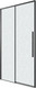 Миниатюра изображения товара Душевая дверь Grossman Galaxy 100x195 / 1/2.K33.01.10L.21.02 (черный матовый/стекло шиншилла)