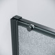 Миниатюра изображения товара Душевая дверь Grossman Galaxy 110x195 / 1/2.K33.01.11L.21.02 (черный матовый/стекло шиншилла)