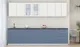 Миниатюра изображения товара Кухонный гарнитур Interline Мила Пластик 3.0 Б (зефирный/арктический/кастилло темный)