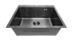 Миниатюра изображения товара Мойка кухонная Asteria A6050NB-D1 (черный декор)