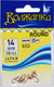 Миниатюра изображения товара Набор крючков рыболовных Волжанка Round / SWR-100-14 (красный)
