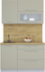 Миниатюра изображения товара Кухонный гарнитур Интерлиния Мила Пластик 1.3 В (латте/латте/дуб бунратти)