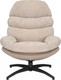 Миниатюра изображения товара Кресло мягкое Signal Giselle (бежевый/бежевый/черный матовый)