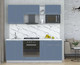 Миниатюра изображения товара Кухонный гарнитур Интерлиния Мила Пластик 2.0 (арктический/арктический/белый гранит)