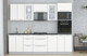 Миниатюра изображения товара Кухонный гарнитур Интерлиния Мила Пластик 2.6 (зефирный/зефирный/кастилло темный)