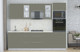 Миниатюра изображения товара Кухонный гарнитур Интерлиния Мила Пластик 2.6 (кварцевый/кварцевый/опал светлый)
