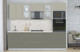 Миниатюра изображения товара Кухонный гарнитур Интерлиния Мила Пластик 2.6 (латте/кварцевый/опал светлый)