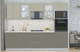 Миниатюра изображения товара Кухонный гарнитур Интерлиния Мила Пластик 2.8 (латте/кварцевый/опал светлый)