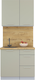 Миниатюра изображения товара Кухонный гарнитур Интерлиния Мила Пластик 0.9 А (латте/латте/дуб бунратти)