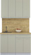 Миниатюра изображения товара Кухонный гарнитур Интерлиния Мила Пластик 1.2 А (латте/латте/дуб бунратти)