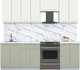 Миниатюра изображения товара Кухонный гарнитур Интерлиния Мила Пластик 2.4 А (зефирный/латте/белый гранит)