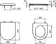 Миниатюра изображения товара Сиденье для унитаза Ideal Standard Ellisse T569701 (с крышкой)