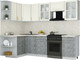 Миниатюра изображения товара Кухонный гарнитур Интерлиния Мила Шато 1.5x2.6 LV (белый/керамика/опал светлый)