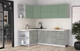 Миниатюра изображения товара Кухонный гарнитур Интерлиния Мила Матте 1.5x2.3 А (мята/керамика/опал светлый)