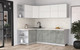 Миниатюра изображения товара Кухонный гарнитур Интерлиния Мила Матте 1.5x2.4 А (белый/керамика/опал светлый)