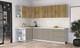 Миниатюра изображения товара Кухонный гарнитур Интерлиния Мила Матте 1.5x2.8 А (дуб вотан/луна/опал светлый)