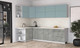 Миниатюра изображения товара Кухонный гарнитур Интерлиния Мила Матте 1.5x2.8 А (океан/керамика/опал светлый)