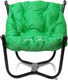 Миниатюра изображения товара Комплект кресел садовых M-Group Чил / 29360404 (2шт, черный/зеленая подушка)