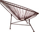 Миниатюра изображения товара Кресло садовое M-Group Ракушка / 12230200 (коричневый)