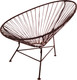 Миниатюра изображения товара Кресло садовое M-Group Ракушка / 12230200 (коричневый)