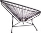 Миниатюра изображения товара Кресло садовое M-Group Ракушка / 12230400 (черный)