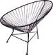 Миниатюра изображения товара Кресло садовое M-Group Ракушка / 12230400 (черный)