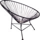 Миниатюра изображения товара Кресло садовое M-Group Ракушка / 12230400 (черный)