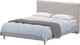 Миниатюра изображения товара Двуспальная кровать Аквилон Ромео 16 М (велюр грей)