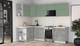 Миниатюра изображения товара Кухонный гарнитур Интерлиния Мила Матте 1.5x2.7 Б (мята/керамика/опал светлый)