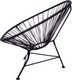 Миниатюра изображения товара Кресло садовое M-Group Ракушка мини / 12340400 (черный)