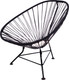 Миниатюра изображения товара Кресло садовое M-Group Ракушка мини / 12340400 (черный)