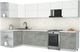 Миниатюра изображения товара Кухонный гарнитур Интерлиния Мила Матте 1.5x3.4 Б (белый/керамика/опал светлый)