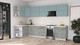 Миниатюра изображения товара Кухонный гарнитур Интерлиния Мила Матте 1.5x3.4 Б (океан/керамика/опал светлый)