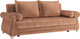 Миниатюра изображения товара Диван Олмеко Порто М (велюр, тенерифе корица/велюр, тенерифе шоколад)