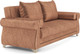 Миниатюра изображения товара Диван Олмеко Порто М (велюр, тенерифе корица/велюр, тенерифе шоколад)
