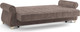 Миниатюра изображения товара Диван Олмеко Порто М (велюр, тенерифе стоун/велюр, тенерифе шоколад)