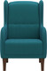 Миниатюра изображения товара Кресло мягкое Олмеко ЕвроМагнат М (велюр, тенерифе изумруд)
