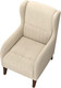 Миниатюра изображения товара Кресло мягкое Олмеко ЕвроМагнат М (велюр, тенерифе крем)