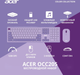 Миниатюра изображения товара Комплект клавиатура и мышь Acer OCC205 / ZL.ACCEE.00D (фиолетовый)