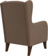 Миниатюра изображения товара Кресло мягкое Олмеко ЕвроМагнат М (велюр, тенерифе шоколад)