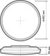 Миниатюра изображения товара Потолочный светильник JAZZway PPB OPAL 70W 6500K WH IP20 / 5060944