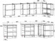 Миниатюра изображения товара Кухонный гарнитур Интерлиния Мила Матте 1.5x2.9 Б PR (дуб вотан/дуб вотан/белый гранит)