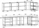 Миниатюра изображения товара Кухонный гарнитур Интерлиния Мила Матте 1.5x3.0 А PR (белый/керамика/опал светлый)