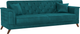 Миниатюра изображения товара Комплект мягкой мебели Олмеко Амарант М 3-1 (велюр, тенерифе изумруд)