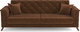 Миниатюра изображения товара Комплект мягкой мебели Олмеко Амарант М 3-1 (велюр, тенерифе шоколад)