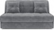 Миниатюра изображения товара Диван Mebel-Ars Барон №2 НПБ 155x200 (Vivaldi 92/темно-серый)